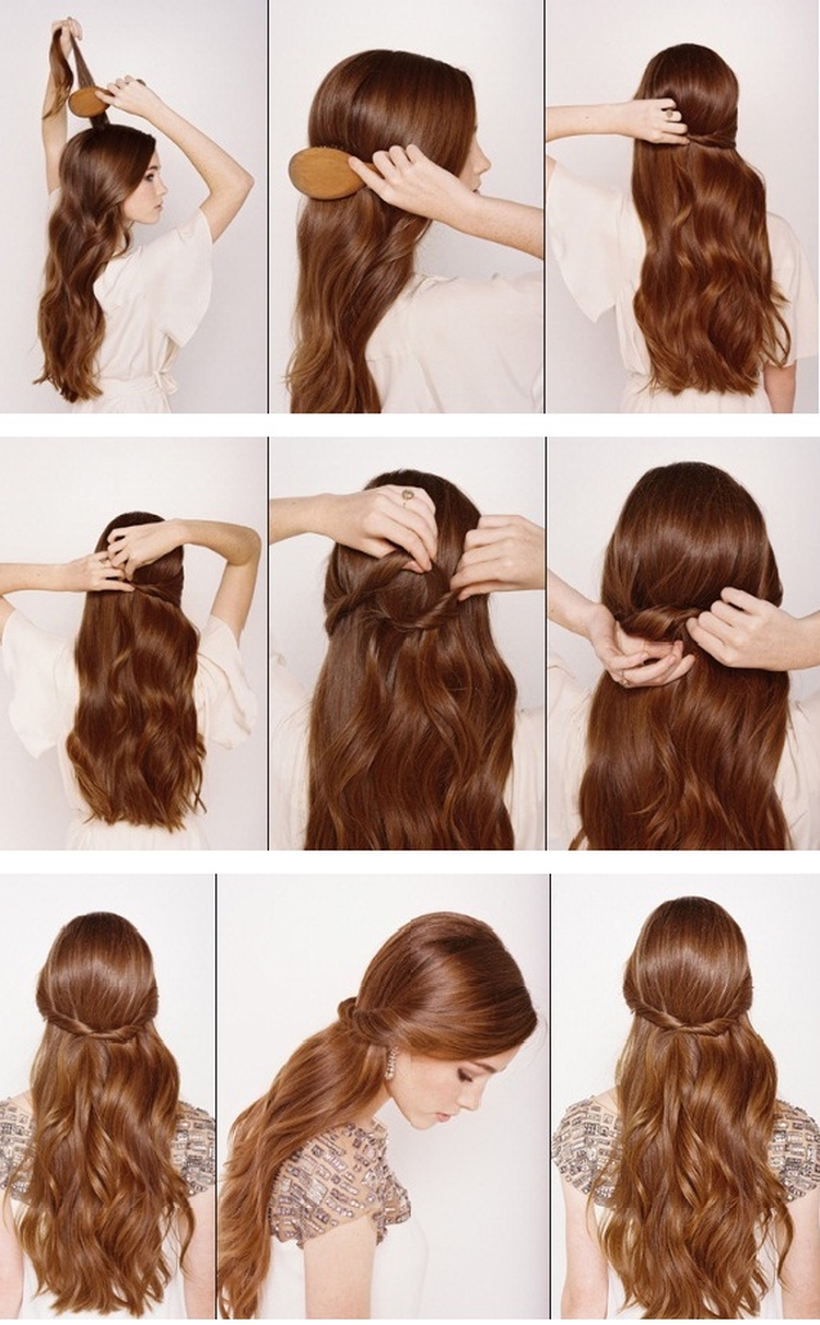 Hairstyles for the new year for medium hair do it yourself at home