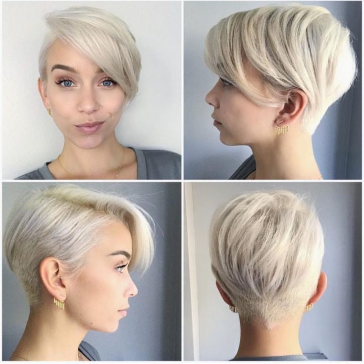 Pixie haircut for short and medium hair