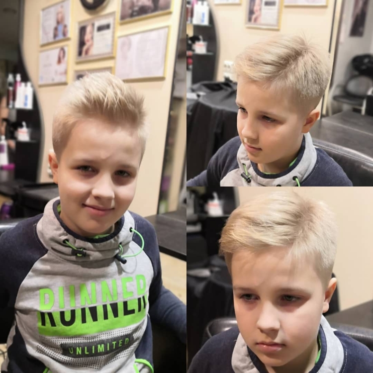 Do-it-yourself model haircuts for boys with a typewriter at home