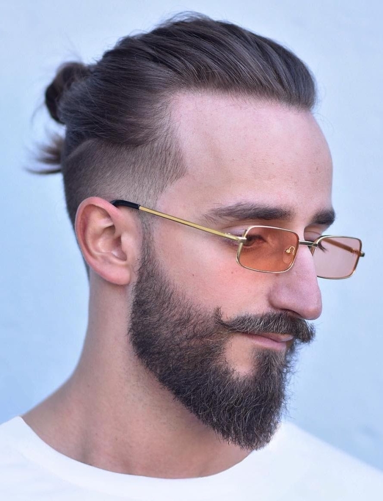 Men's haircuts with shaved temples with names and examples