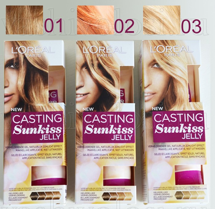 Loreal color palettes with staining results