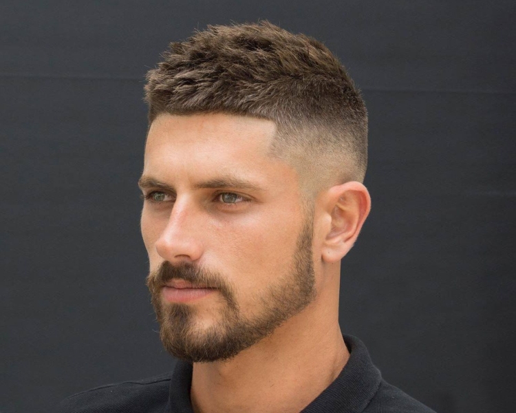 Men's haircuts with shaved temples with names and examples