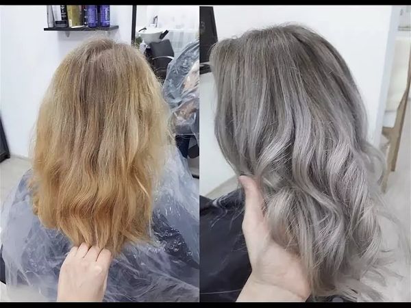 How to dye your hair ash blonde at home