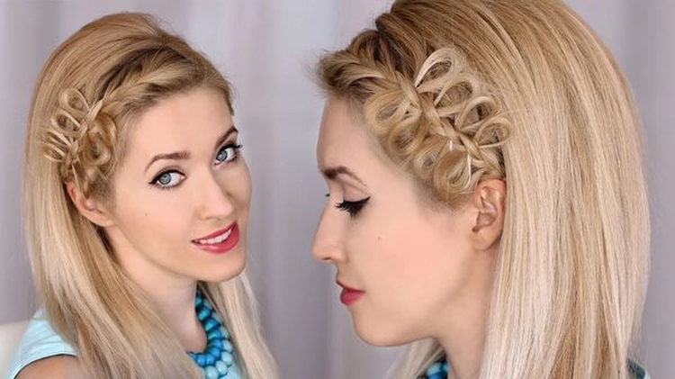 Weaving braids for short hair in 5 minutes