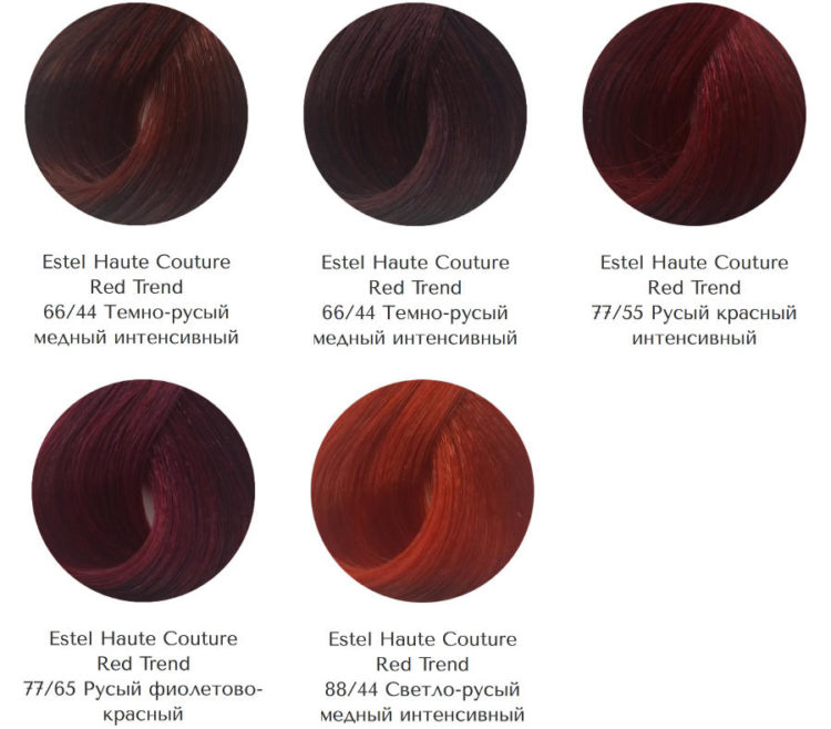 Estelle hair color palette