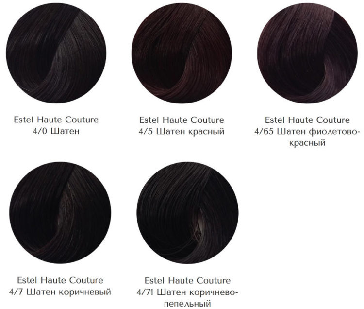 Estelle hair color palette