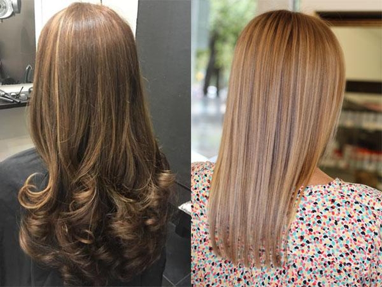 Highlights for long hair