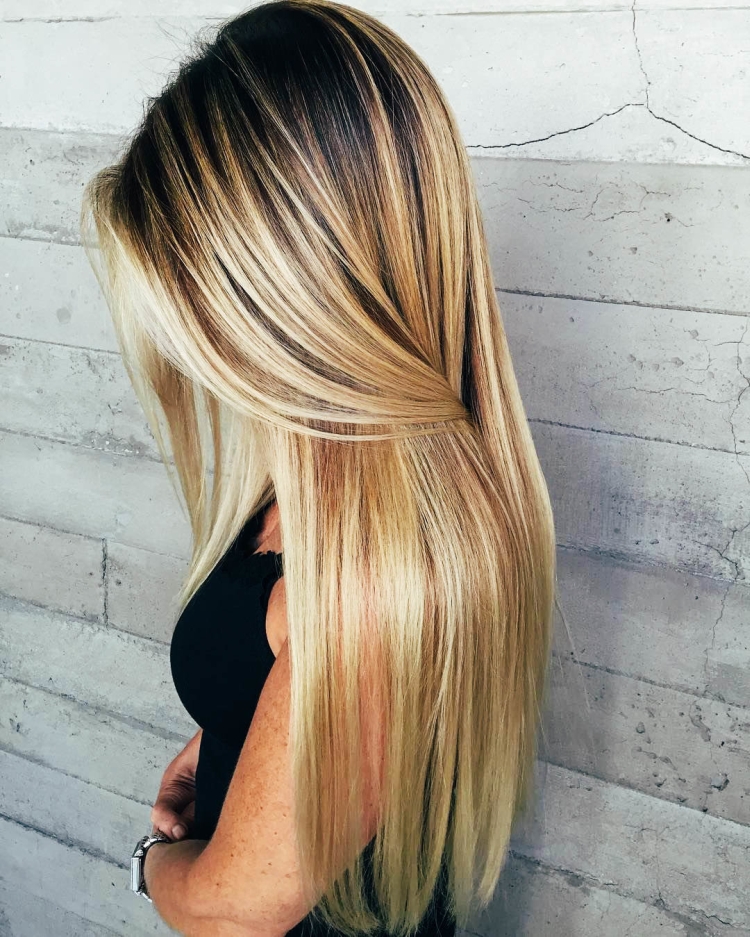 Highlights for long hair