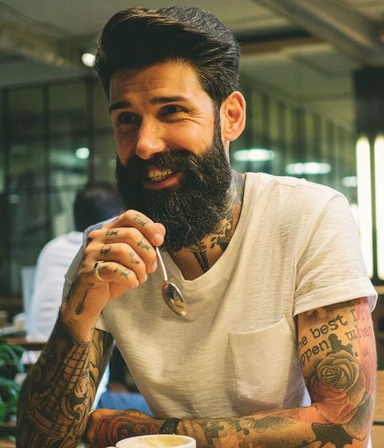 Types and forms of popular beards for men with examples and names