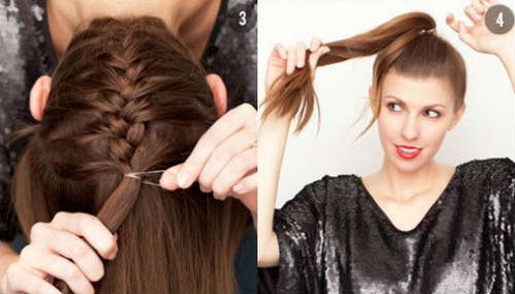 Do-it-yourself bun for long hair