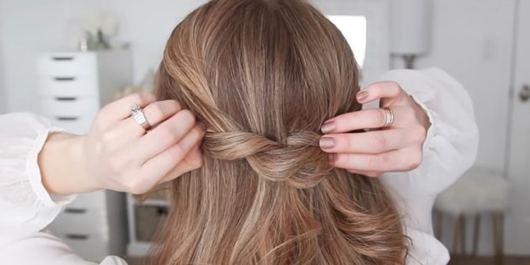 High hairstyles for long hair