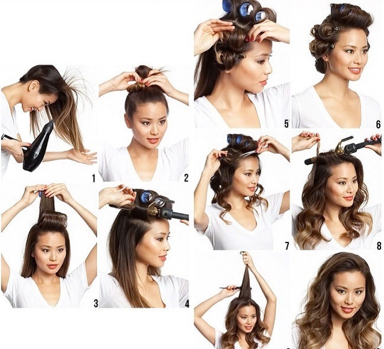 How to properly wind hair on curlers at home, methods and techniques