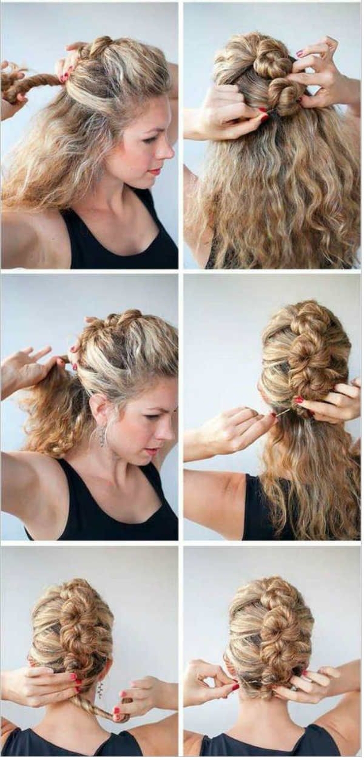 High hairstyles for long hair