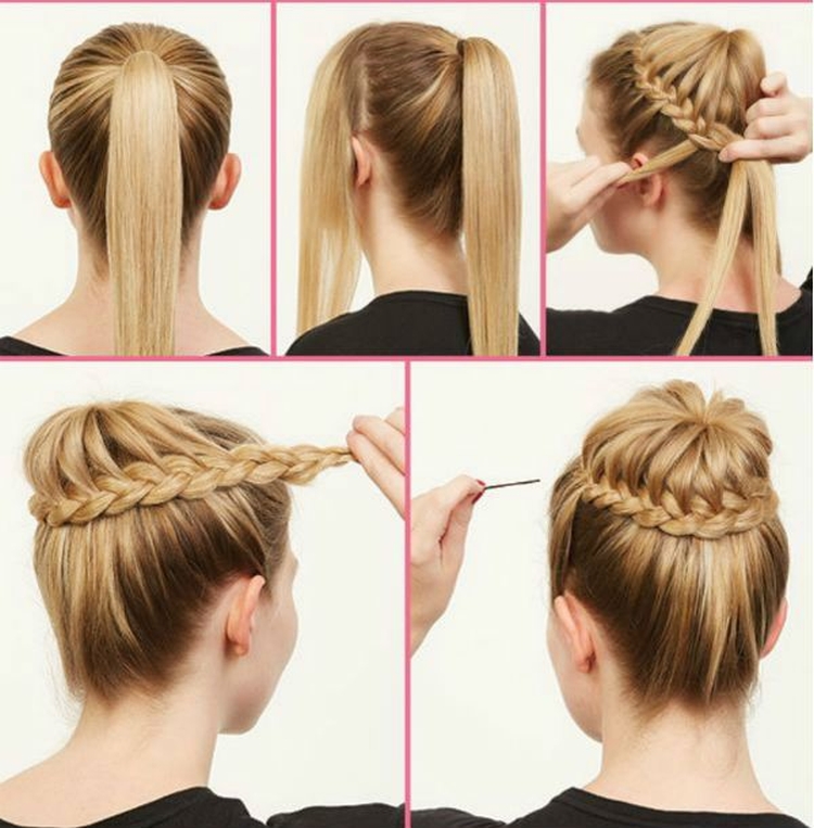 High hairstyles for long hair