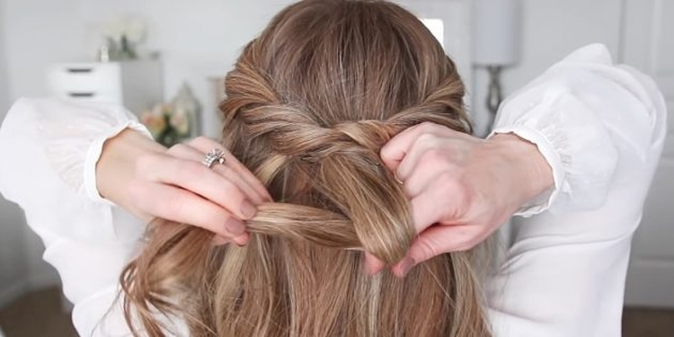 High hairstyles for long hair