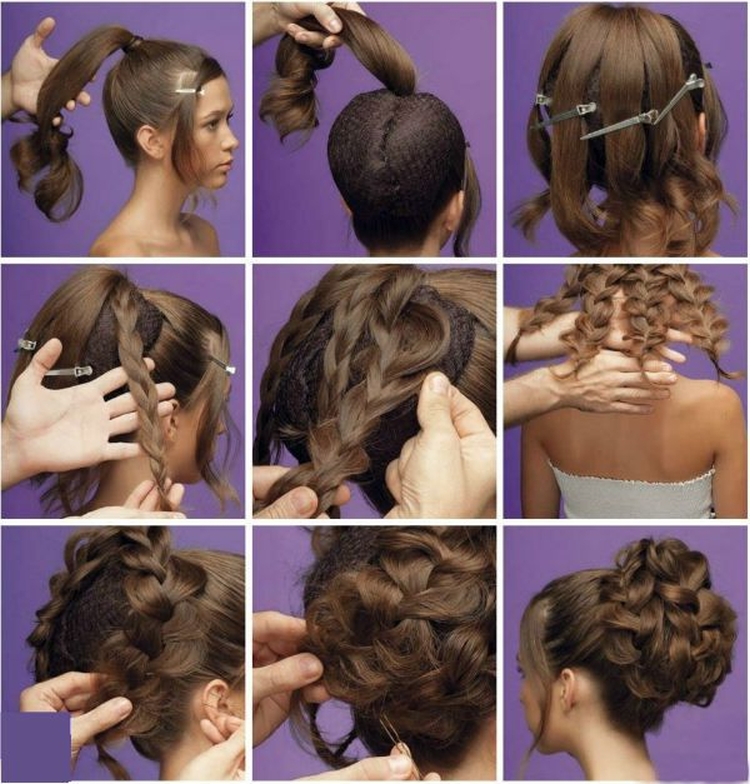 High hairstyles for long hair