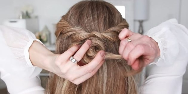 High hairstyles for long hair