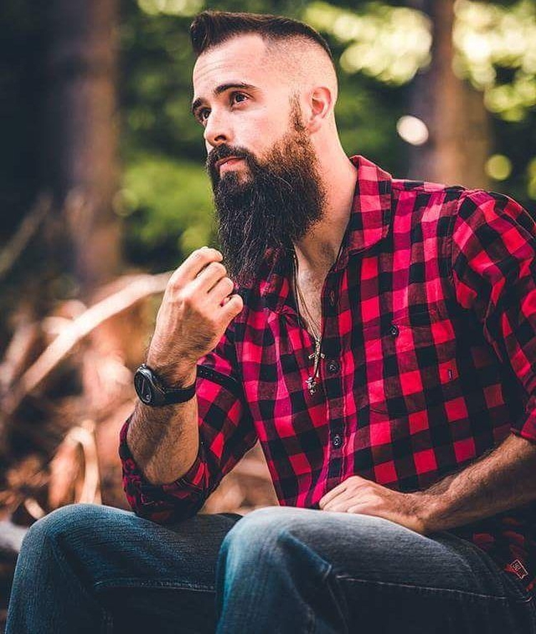 Types and forms of popular beards for men with examples and names