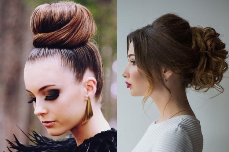 High hairstyles for long hair