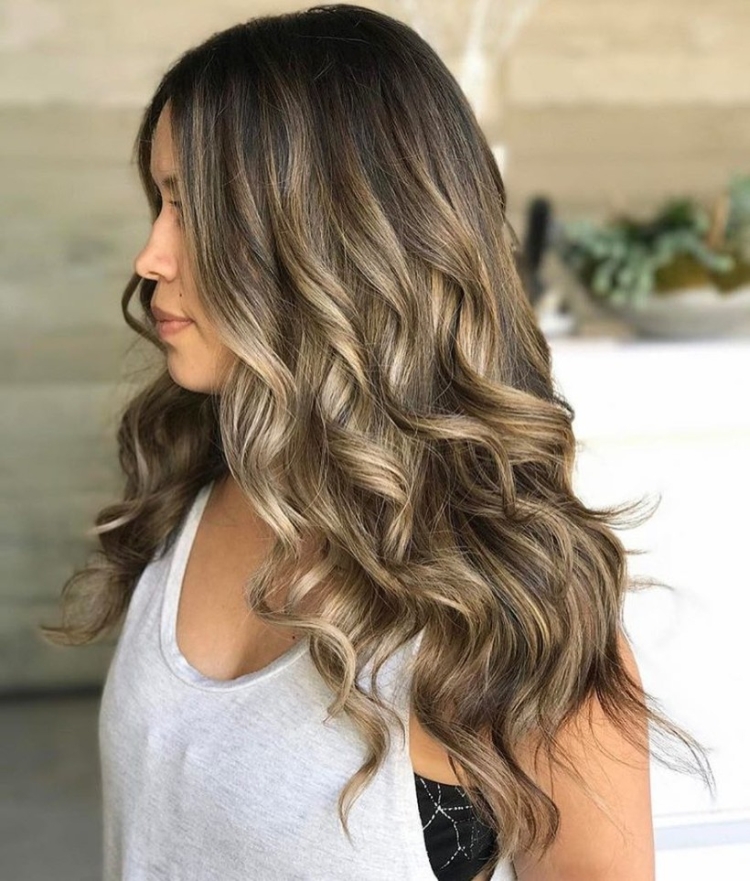 Highlights for long hair