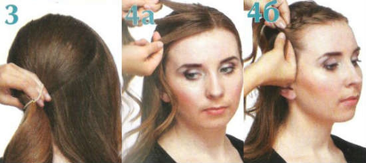 Do-it-yourself bun for long hair