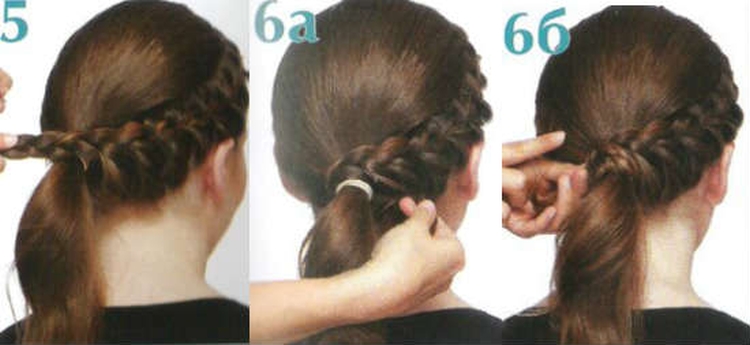 Do-it-yourself bun for long hair