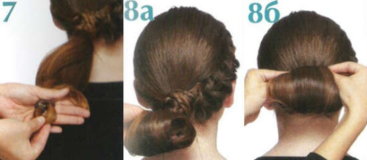 Do-it-yourself bun for long hair