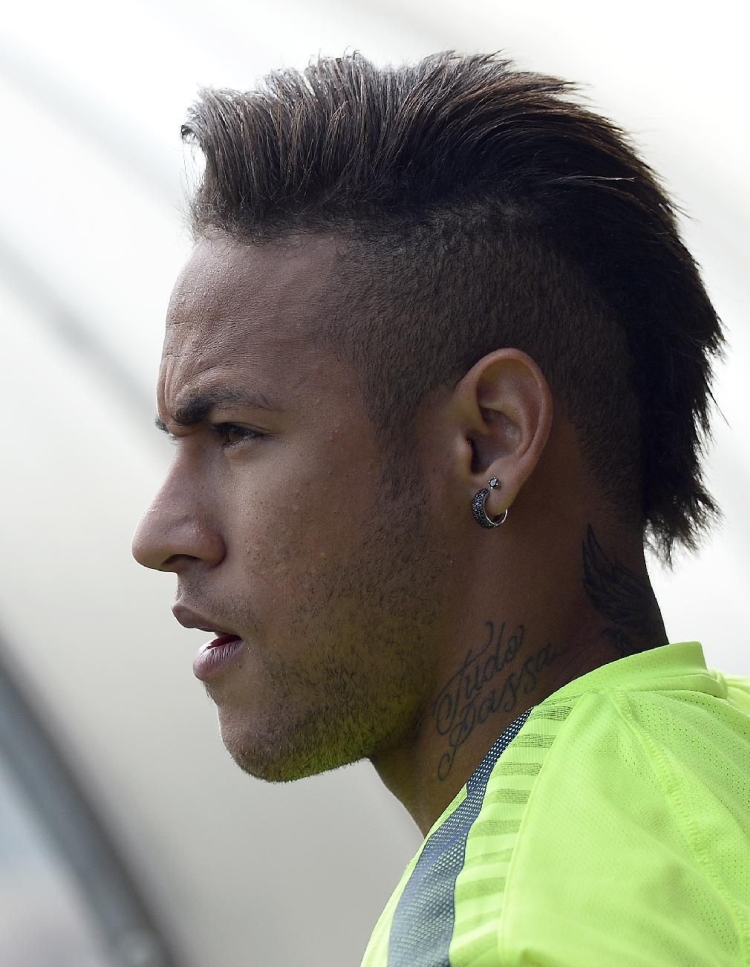 Neymar's hairstyle photo and how to do the same