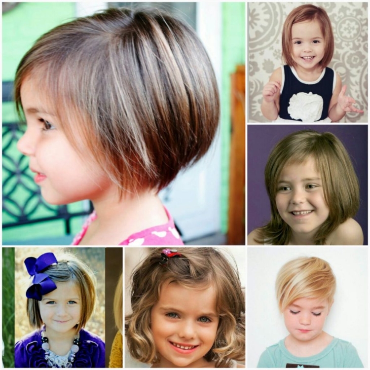 Short haircuts for girls 7-8 years old