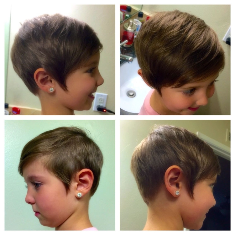 Short haircuts for girls 7-8 years old