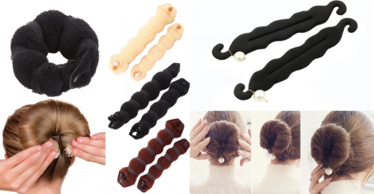 Donut hairstyle step by step