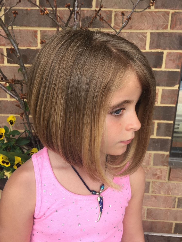 Short haircuts for girls 7-8 years old