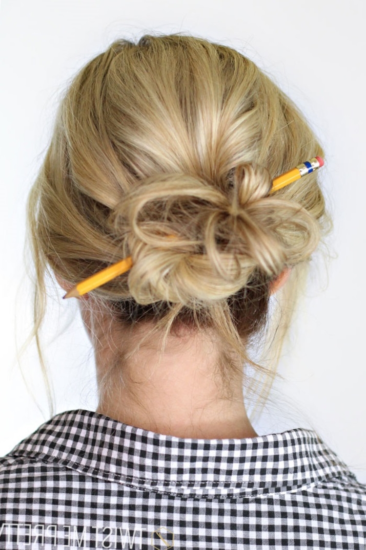 Beautiful pencil hairstyle with examples