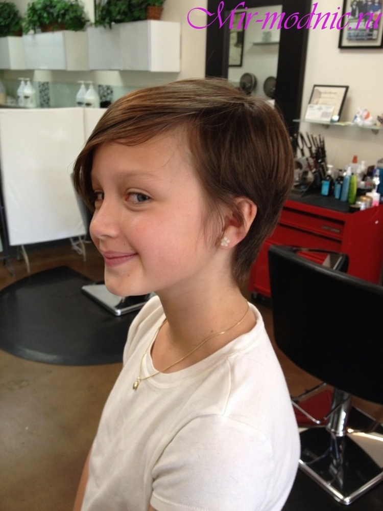 Short haircuts for girls 7-8 years old