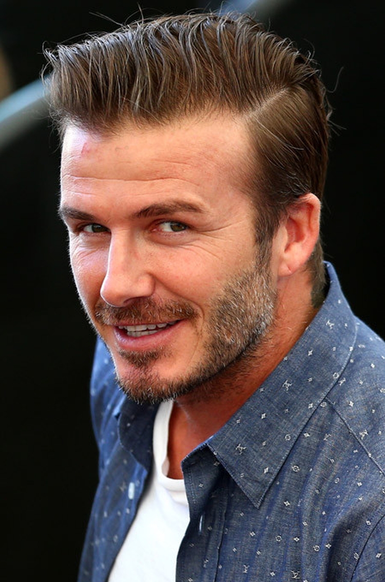 Beckham's hairstyles: photo of haircuts