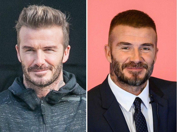 Beckham's hairstyles: photo of haircuts