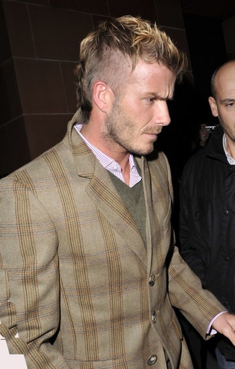 Beckham's hairstyles: photo of haircuts