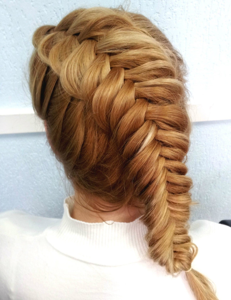 Inverted braid how to weave step by step instructions