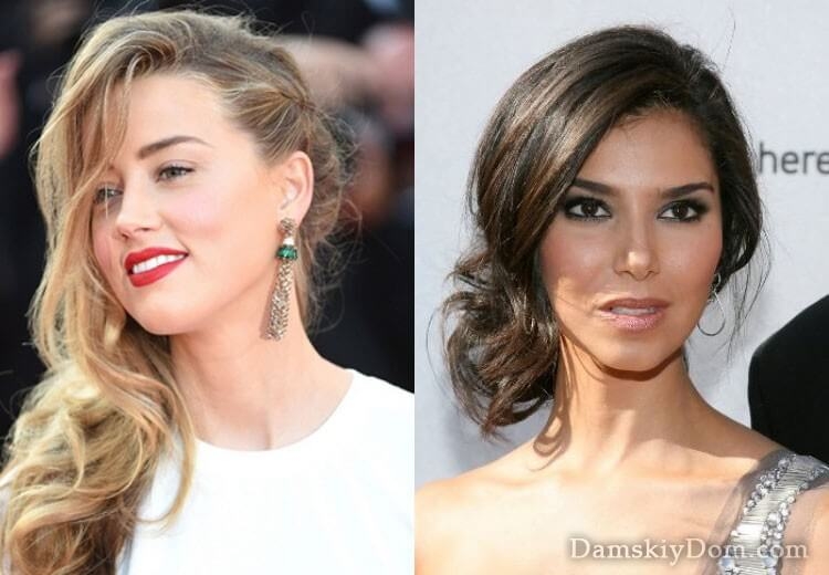 Evening hairstyles for medium hair