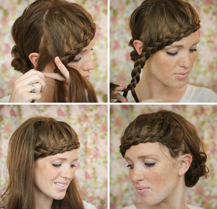 Inverted braid how to weave step by step instructions