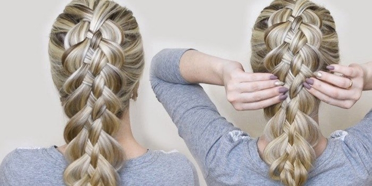 Inverted braid how to weave step by step instructions