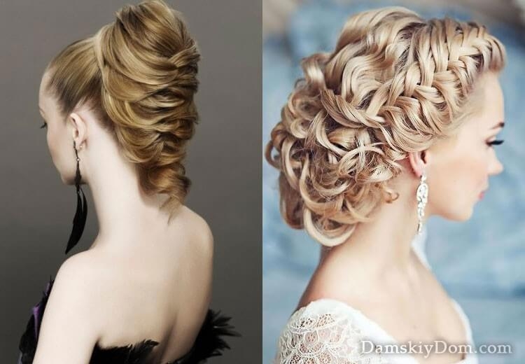 Evening hairstyles for medium hair