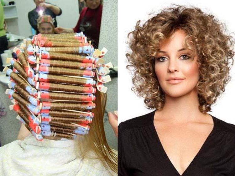 Modern types of perm hair