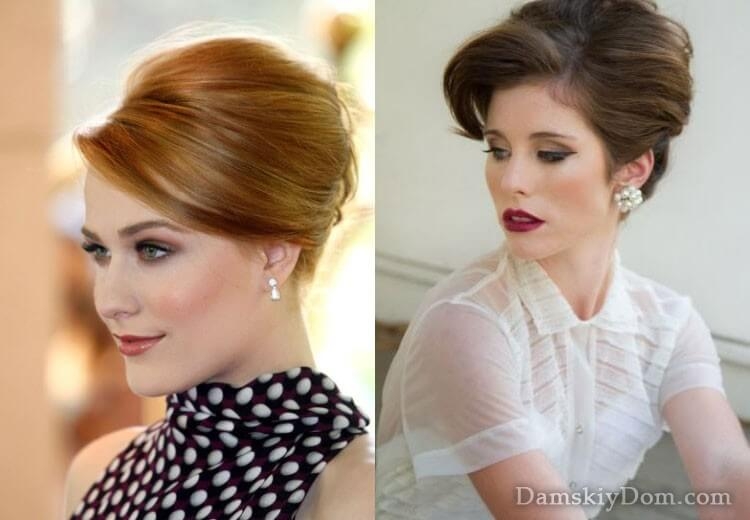 Evening hairstyles for medium hair