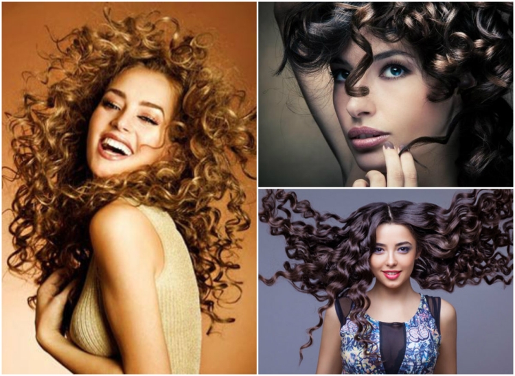 Modern types of perm hair