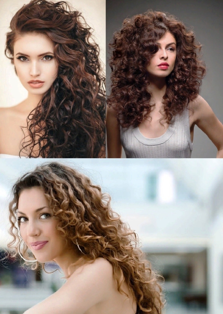 Modern types of perm hair