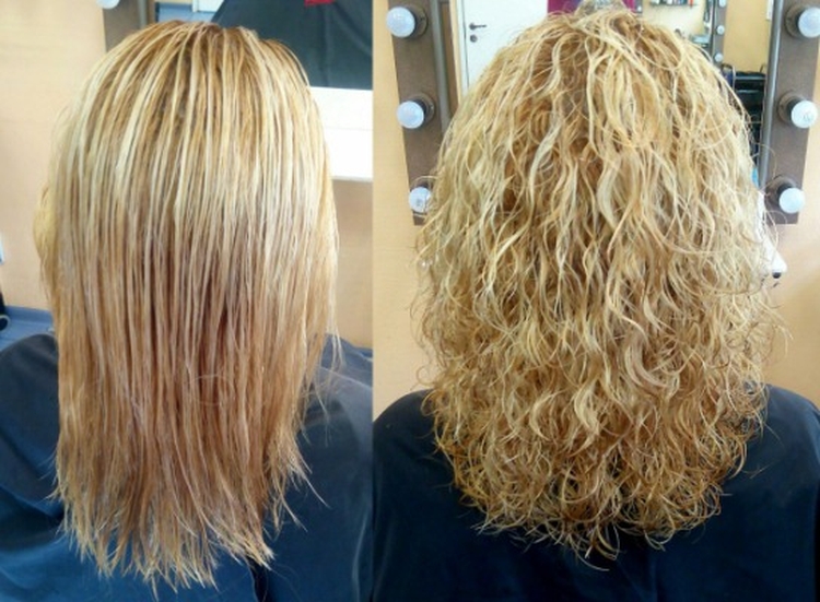 Perm for medium hair