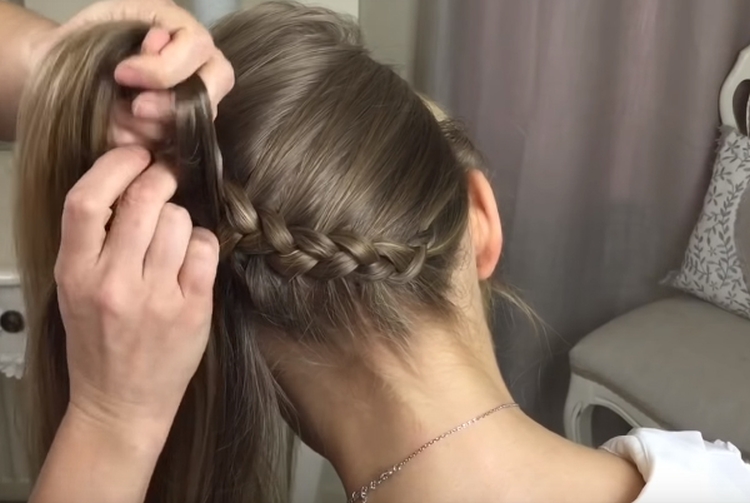 Inverted braid how to weave step by step instructions