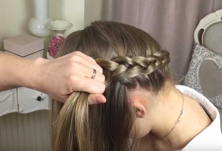 Inverted braid how to weave step by step instructions