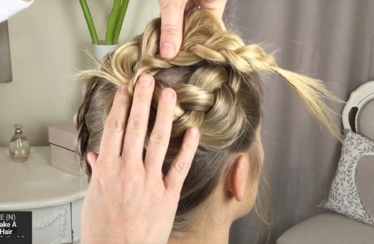 Inverted braid how to weave step by step instructions